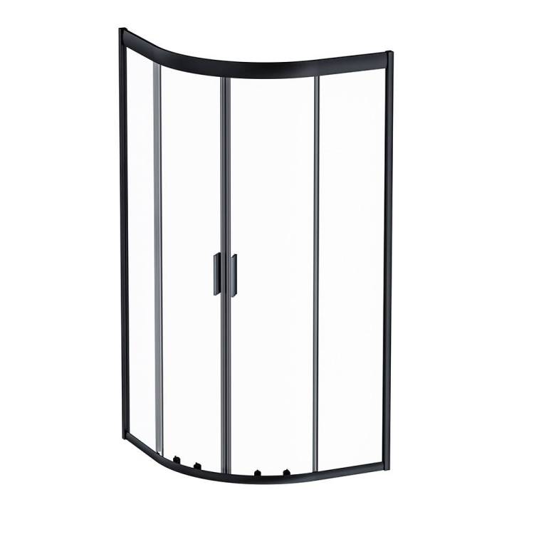 Душевой уголок AM.PM Gem W90G-401-090BT 90x90, профиль черный