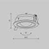 Встраиваемый светильник Maytoni Downlight DL105-12W4K-W фото 9
