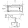 Ванна акриловая AM.PM Gem W93A-170-075W-A Белый 170x75 см фото 11