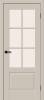 Межкомнатная дверь Bravo Прима-13.0.1 полотно Cream Silk, стекло Magic Fog 600x2000