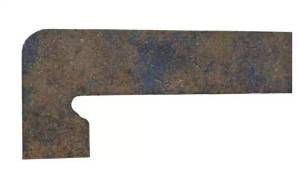 Плинтус Exagres Metalica Zanq. Vulcano Izquierda левый 39.5x17.5