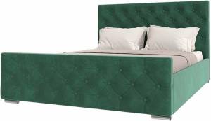 Кровать 1400х2000 НК-Мебель Интеро 72306753 Зелёный 110x149.4x220.5