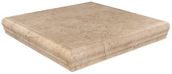 Ступень Kerama Marazzi Фаральони SG158300R/GR/AN угловая песочный 34x34