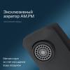 Смеситель для раковины AM.PM Gem F90A03022 с гиг.душем, излив 99 мм, черный, шт фото 10