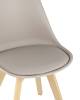 Набор из 4 стульев Stool Group Frankfurt New Y863-V seat beige X4 бежевый фото 3