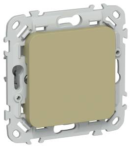 Заглушка с суппортом IEK Flite FI-PL10-K26 оливковый