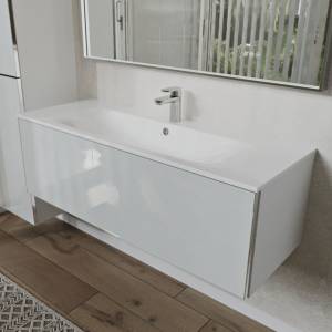 Тумба с раковиной Terminus Vega VEG101201900301OSL белый, 120x38