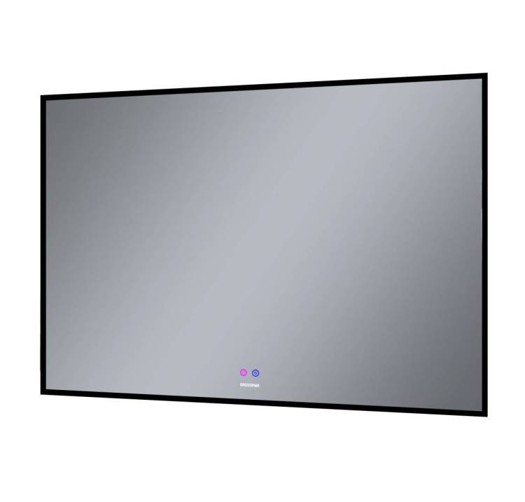 Зеркало Grossman Pragma-норма Black 18100802 1000x800x45 мм, LED с сенсорным выключателем и подогревом