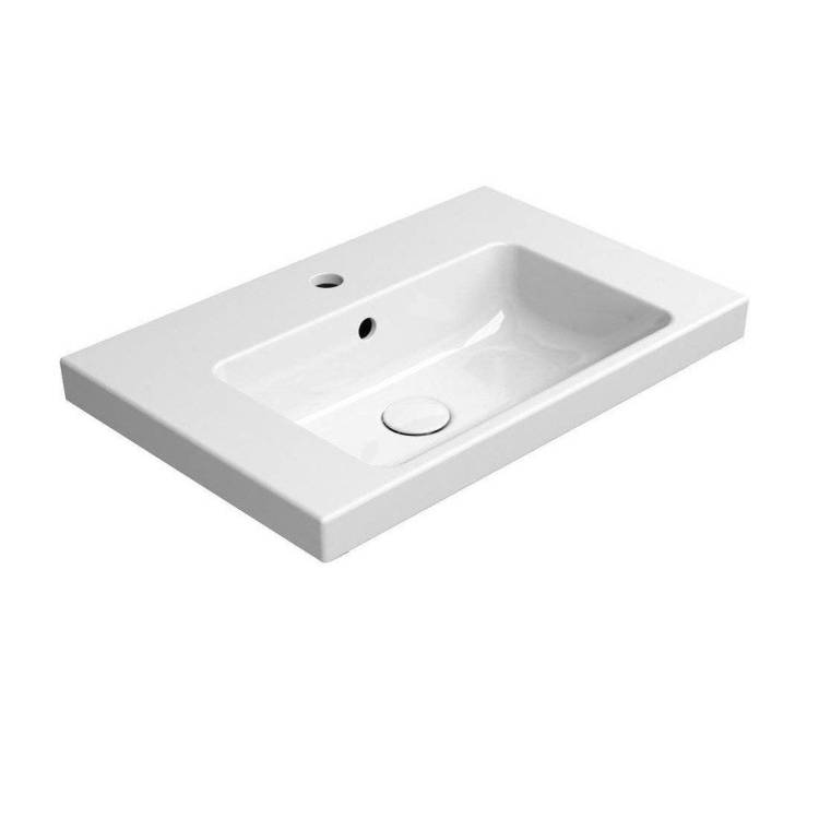 Раковина GSI Norm 8636111 60 см, белая глянцевая