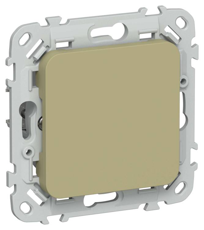 Заглушка с суппортом IEK Flite FI-PL10-K26 оливковый