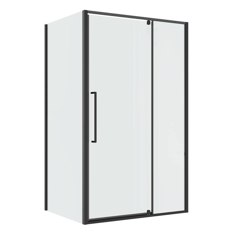 Душевой уголок Niagara Nova NG-35-11AGR-A80GR-34 профиль графит матовый, стекло прозрачное, 110x80x195