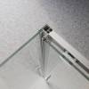 Душевой уголок Belbagno LUCE-AH-1-110/80-C-Cr профиль хром, стекло прозрачное, 110x80x195 фото 3