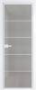 Межкомнатная дверь Profil Doors 5 AX цвет профиля Вайт, стекло безопасное 6 мм рэте 700x2000