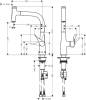 Смеситель для кухни Hansgrohe Metris Select M71 14857000 хром фото 5