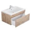 Тумба под раковину Uperwood Eva 3930213465 подвесная, выдвижной ящик, крафт табачный, 75 см фото 2