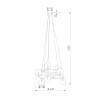Подвесная люстра TK Lighting Anabelle 6845 фото 2