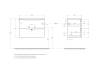 Тумба с раковиной BelBagno Marino-cer-mini 70 rovere rustico фото 8