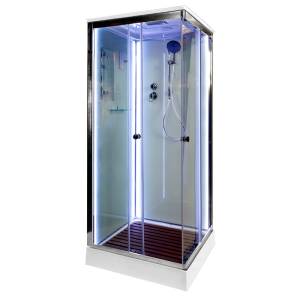 Душевая кабина AvaCan K401SLED с подсветкой, 100x100x220