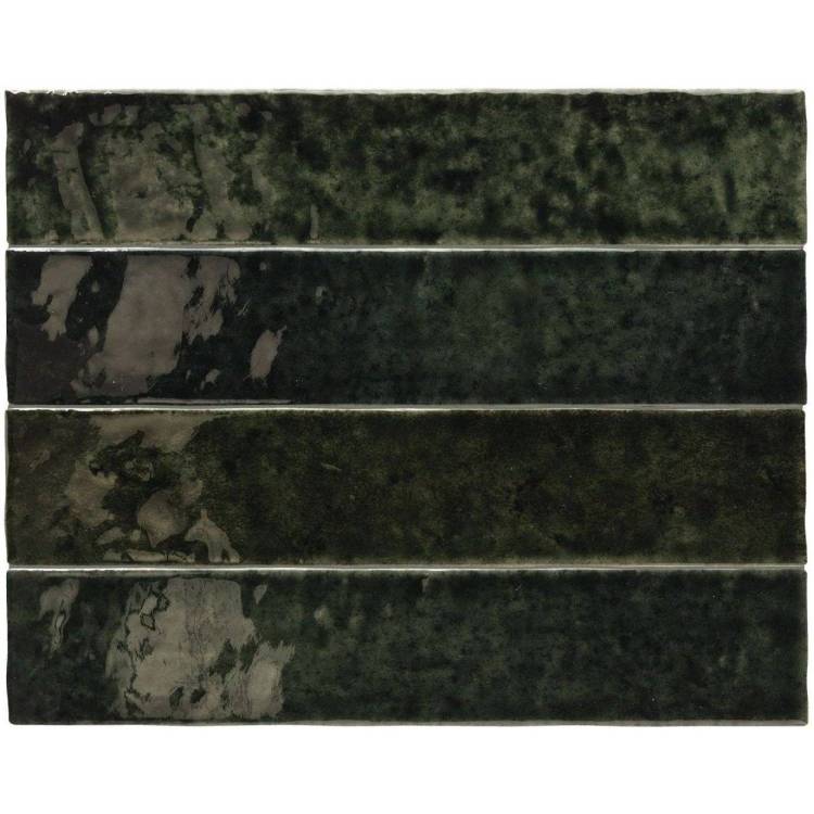 Керамическая плитка Equipe Menorca 31628 Black 6.5x32.8