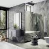 Шторка на ванну MaybahGlass MGV-61-1ш стекло прозрачное, профиль белый матовый, 1400x500 фото 2
