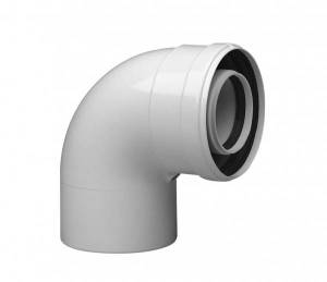 Коаксиальный отвод Baxi полипропиленовый KMT71405971 87 , диам. 60/100 мм, HT