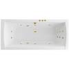Акриловая ванна Excellent Aquaria Lux 180x80 "SMART" (золото)