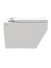 Унитаз подвесной AQUAme AQM2009 с сиденьем SoftClose, теxнология смыва Rimless, скрытый крепеж 525x360x370 фото 2
