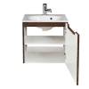 Тумба с раковиной Belbagno Etna ETNA-500-1A-SO-RW-P-R 49.6x39.2x50 Rovere Moro подвесная с одной распашной дверцей, с одной полкой, правосторонняя фото 4
