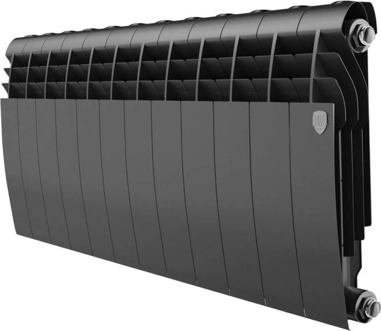 Радиатор биметаллический Royal Thermo BiLiner 350 noir sable, 12 секций