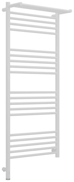 Полотенцесушитель электрический Сунержа Богема 3.1 30-6006-1250 с 1 полкой, Матовый белый, 120x50