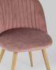 Набор из 4 стульев Stool Group Лион Страйпс DC-69030G HLR-44 X4 розовый фото 8