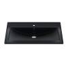 Раковина Uperwood Foster Quartz 291030038 черная матовая, уголь, 80x45.5