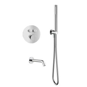 Душевой комплект AQUAme AQM8407CR хром