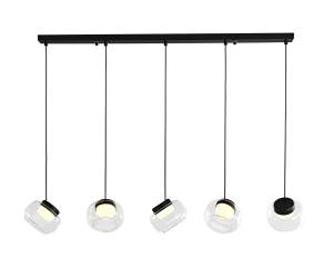Большая подвесная светодиодная люстра Kink Light Дайни 07724-5L,19