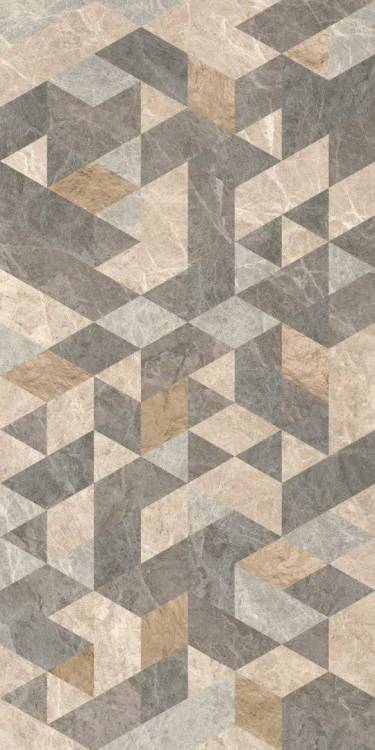 Керамогранит Vitra Marmostone K951329LPR01VTEP Декор Микс Гео LPR 120x60