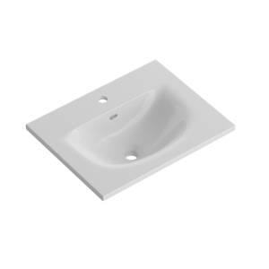 Раковина BelBagno BB-8099-3-40 белый глянцевый, 41x41x15