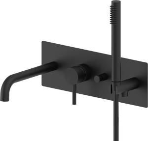 Смеситель для ванны с душем Paffoni Light LIG001NO С ВНУТРЕННЕЙ ЧАСТЬЮ