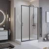 Душевой уголок BelBagno Uno-195 UNO-195-AH-1-100/80-P-Cr хром