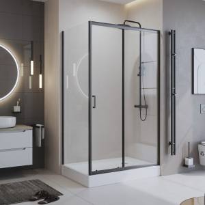 Душевой уголок BelBagno Uno-195 UNO-195-AH-1-100/80-P-Cr хром