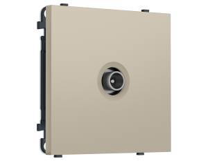 Комплект механизма TV розетки проходной Ambrella Volt Sigma MS353030 кашемир
