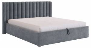 Кровать двуспальная Mebelson Ева ZP.KM1.6-23.2171 галька 160x200