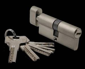 Ключевой цилиндр Morelli HS 70CK SN матовый никель