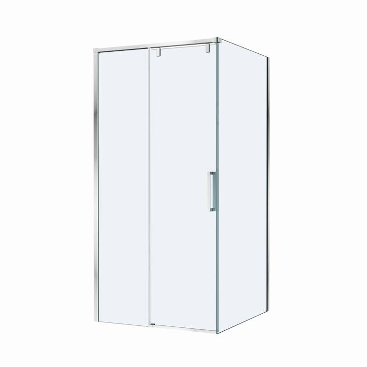 Душевой уголок BelBagno SOFT_CLOSE-1-A-1-100-C-Cr профиль хром, стекло прозрачное, 100x100x200