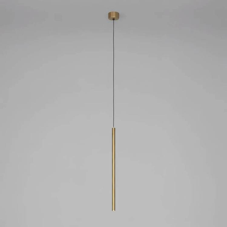 Подвесной светодиодный светильник Elektrostandard Flinn 50263 LED 4W 4000К латунь