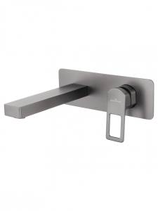 Смеситель для раковины Wonzon & Woghand WW-88869010-BGM встраиваемый, темный графит