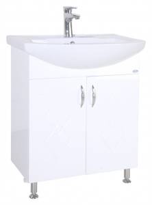 Тумба с раковиной Bellezza Элеганс 50 Белый