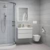 Керамическая плитка Kerama Marazzi Мотиво 6424 серый светлый глянцевый 25x40 фото 15