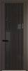 Межкомнатная дверь Profil Doors 3 AGP цвет профиля Деорэ, стекло безопасное 6 мм черный триплекс 800x2000