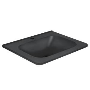 Раковина Vincea VCB-2VP600B черный 60x47.2