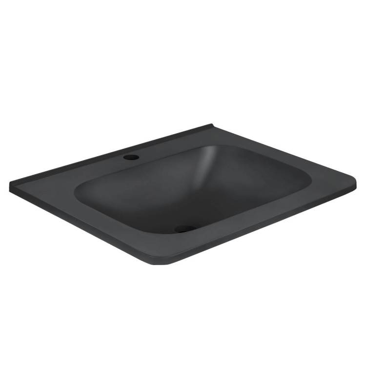Раковина Vincea VCB-2VP600B черный 60x47.2